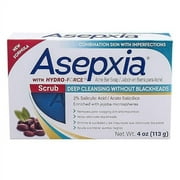 Asepxia Scrub Soap Bar For Combination Skin, 4 Oz, 3 Pack