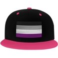 thumbnail image 1 of Asexual Flag LGBT Trucker Hat Baseball Cap Women Men Dad Hat Adjustable Snapback Hat Cowboy Hat White, 1 of 8