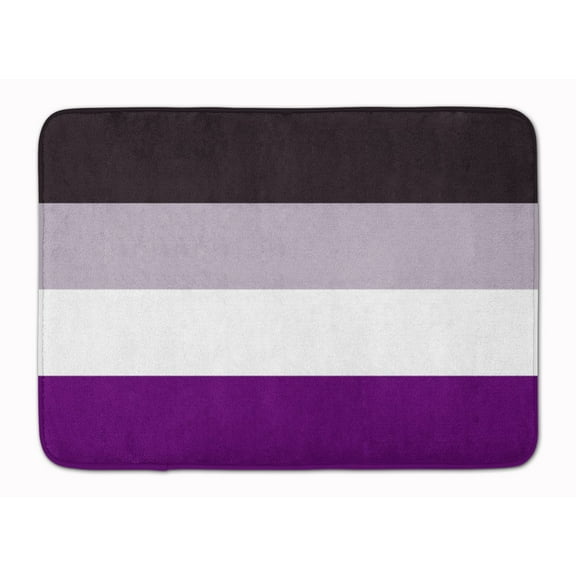 Asexual Pride Machine Washable Memory Foam Mat