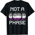 thumbnail image 1 of Asexual Pride Moon Not A Phase Funny Ace Flag LGBTQ Gift T-Shirt, 1 of 4