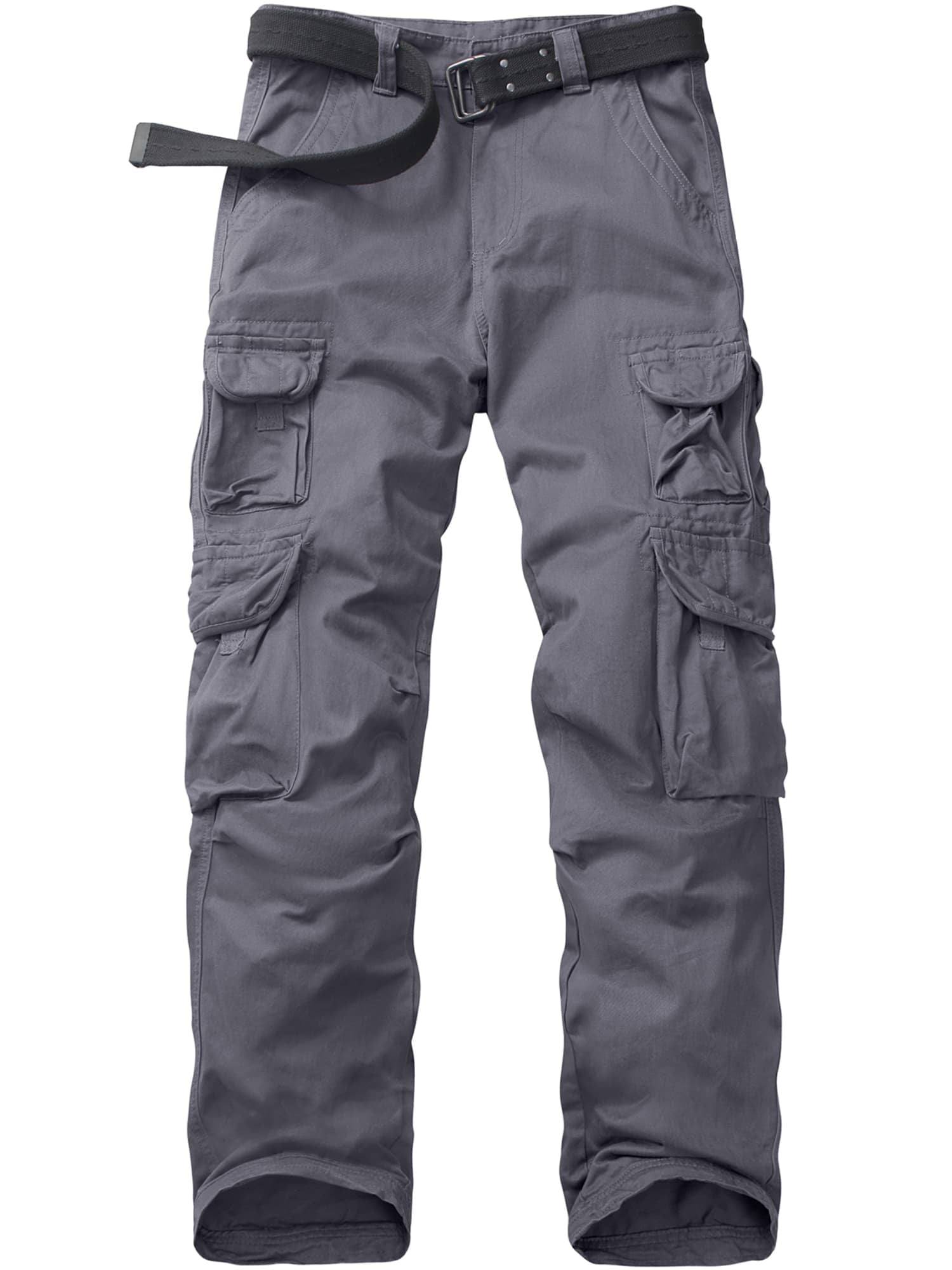 【BAON】Taenidi Cotton Banding Cargo Pants Asfixiado Cotton Cargo Pants Men Stretch Tactical Pants