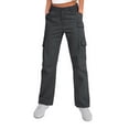 thumbnail image 1 of FEN AI Hiking Cargo Pants Women Elastic Waist Casual Pants Baggy Stretchy Y2K Streetwear with 8 Pockets, 1 of 9