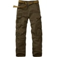 thumbnail image 1 of FEN AI Mens Cargo Work Pants Men Casual Outdoor Pants Travel Fishing Hiking Trousers, 1 of 10
