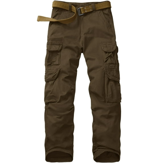FEN AI Mens Cargo Work Pants Men Casual Outdoor Pants Travel Fishing Hiking Trousers