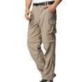 thumbnail image 1 of FEN AI Mens Hiking Pants Convertible Quick Dry Lightweight Zip Off Outdoor Fishing Travel Safari Cargo Pants Casual Trousers, 1 of 10