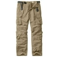 thumbnail image 1 of FEN AI Mens Khaki Work Pants Quick-Dry Trousers Safari Fishing Hiking UPF 50 Outdoor Lightweight Travel Pants, 1 of 8