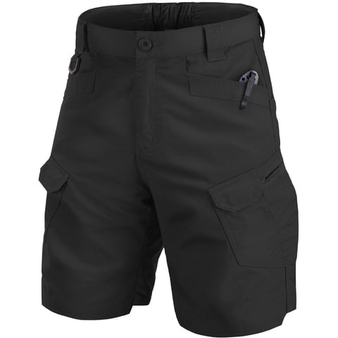 Black Cargo Shorts Men Rip Stop Shorts Stretch Outdoor Quick Dry Trousers Wear Resistant Work Hiking Fishing Short