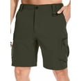 thumbnail image 1 of FEN AI Multi-Pocket Cargo Outdoor Shorts for Men Relaxed Fit Solid Summer Beach Short Fishing Hiking Work Wear, 1 of 10