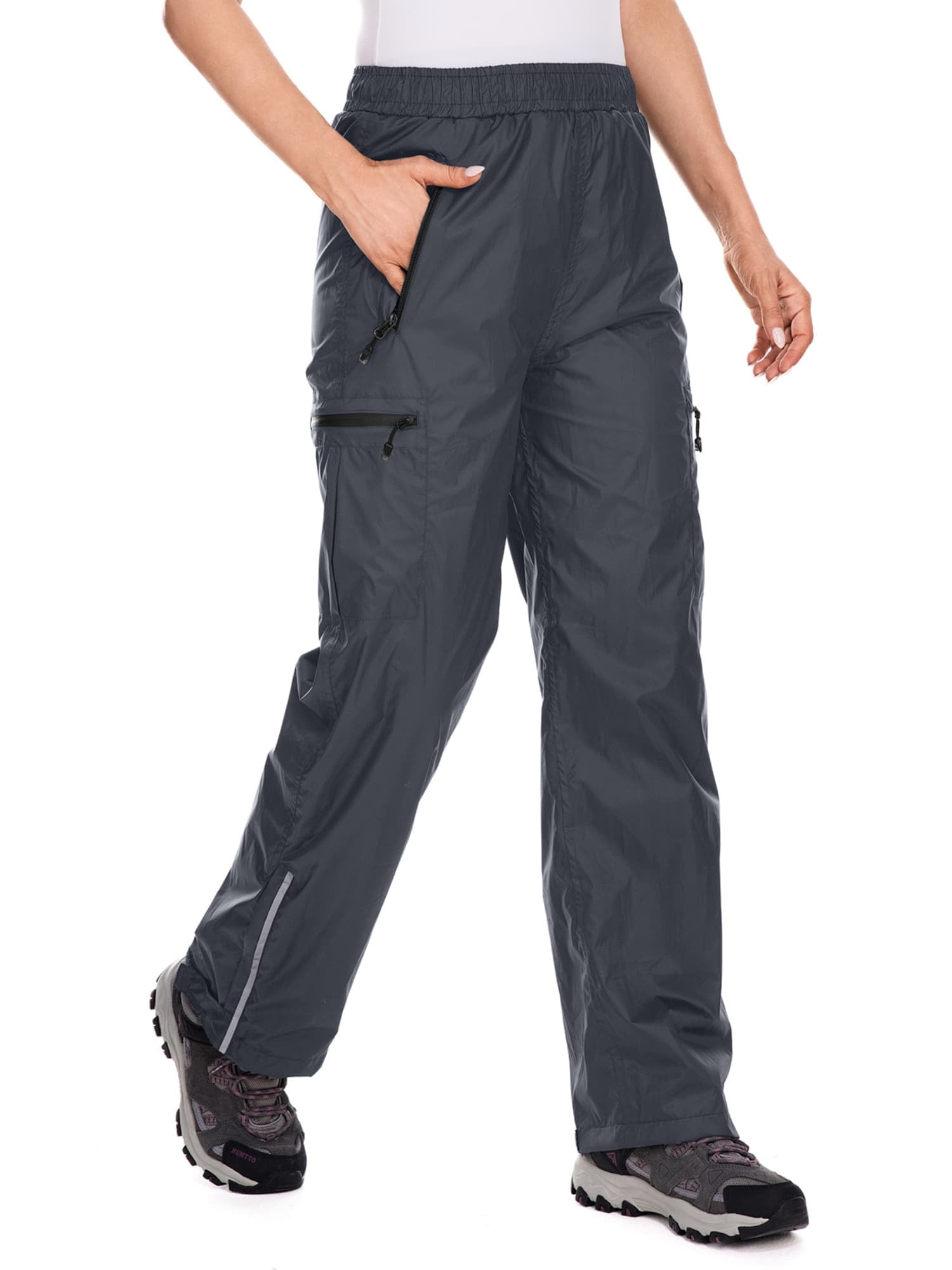 Women's Ultralight Rain Pants | Lightest Waterproof Breathable Hiking - View #4