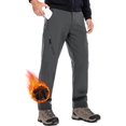 thumbnail image 1 of FEN AI Snow Ski Pants Men Waterproof Softshell Pant Snowboard Trousers Fleece Lined Outdoor Hiking Cargo Pants with 6 Pockets, 1 of 8