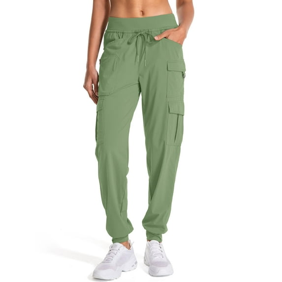 FEN AI Women Hight Waist Sweatpants for Women 8 Pockets Cargo Pants Lounge Workout Running Jogging Pants Outdoor Work Trousers