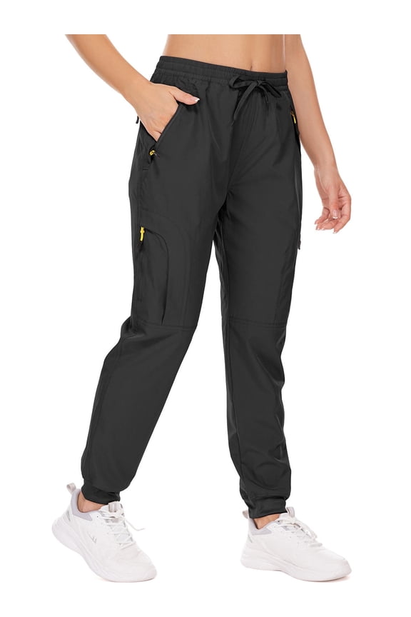 Womens Cargo Joggers Quick Dry Lightweight Hiking Pants with Multi Pockets Athletic Lounge Casual Travel
