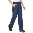 thumbnail image 1 of FEN AI Womens Rain Pants Trousers Packable Over Waterproof Pants Lightweight Windproof Outdoor Pant for Hiking Fishing w/Zipper Pockets, 1 of 10
