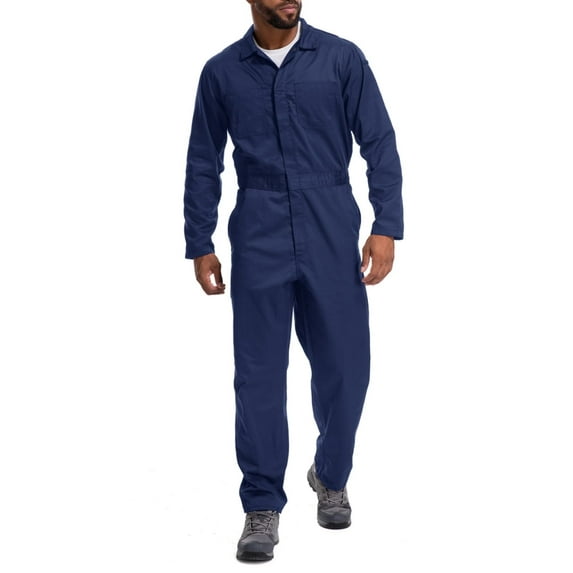 FEN AI Work Mechanic Jumpsuit for Men Coveralls Long Sleeve Overall Relaxed Fit Workwear