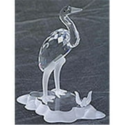 Asfour Crystal 1052-65 3.81 L x 4.72 H in. Crystal Stork Animals Figurines