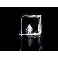 thumbnail image 1 of Asfour Crystal 1159-50-90 2 L x 2 H x 2 W in. Crystal Laser-Engraved Santa Claus Holiday Laser-Cut, 1 of 1