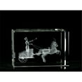 thumbnail image 1 of Asfour Crystal 1159-70-08 2 L x 2.75 H x 2 W in. Crystal Laser-Engraved Ramses Chariot Ancient Egypt Laser-Cut, 1 of 1
