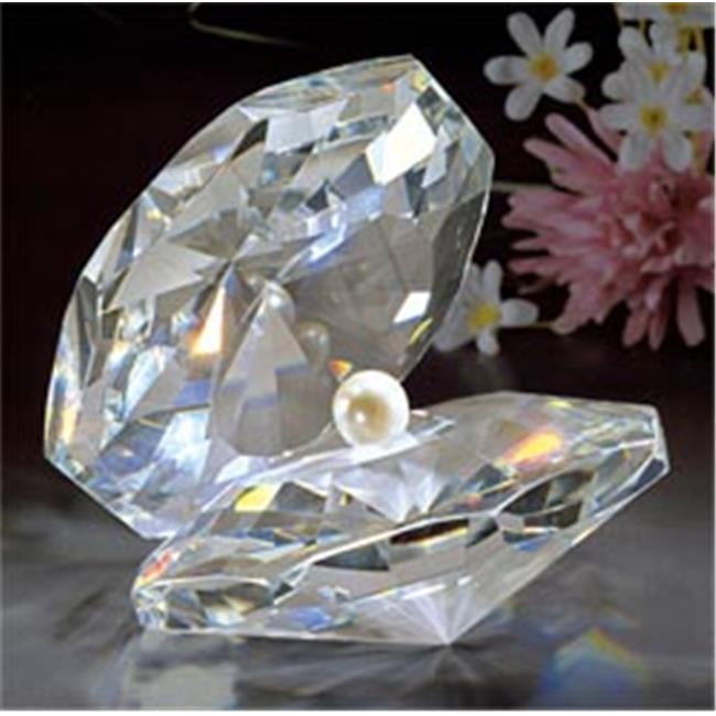 Asfour Crystal 301-1030-70 Crystal Pearly Shell Sea Figurines 
