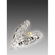 Asfour Crystal 301-911-2.5 2.48 L x 1.65 H in. Crystal Pearly Shell Sea Figurines