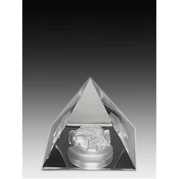 Asfour Crystal 54-55 2.16 L x 1.88 H in. Crystal Pyramid - Cleopatra Egyptian Figurines