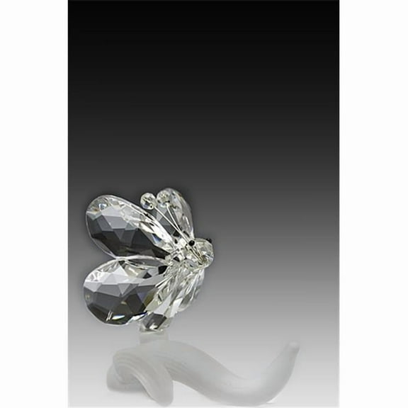 Asfour Crystal 855 3.34 L x 2.55 H in. Crystal Butterfly Garden Figurines
