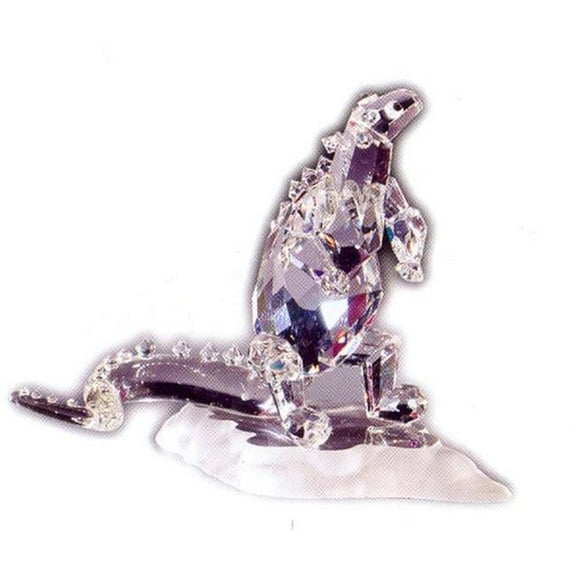 Asfour Crystal 971-65 4.01 L x 4.33 H in. Crystal Dinosaur Animals Figurines