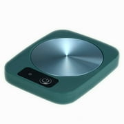 AsFrost Waterproof Smart Coffee Mug Warmer, Coffee Cup Warmer for Desk Auto Shut Off, Electric Beverage Warmer Plate with Two Temperature Settings,Green