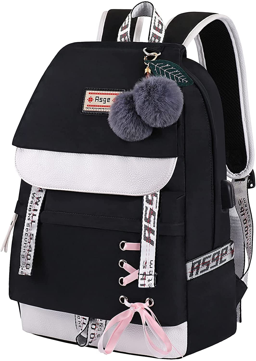 School Bags For Teenage Girls Backpack Women Book Bag Junior High School  Bag Youth Leisure College Teen Schoolbag