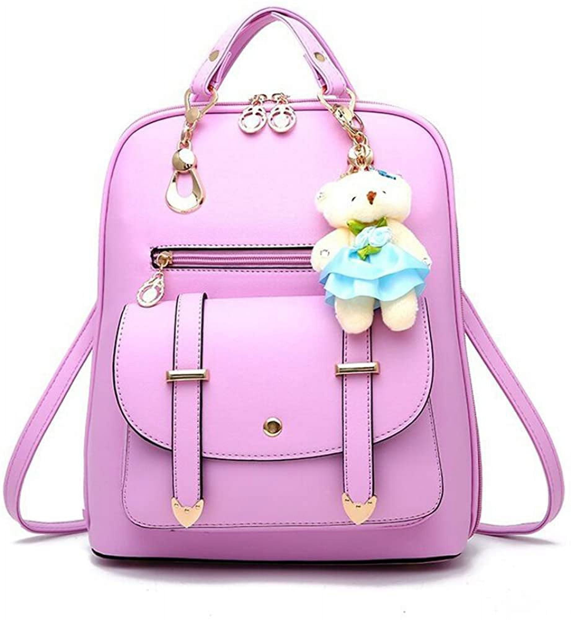 Asge Small Backpack Purse for Teen Girls Women Cute Vegan Leather