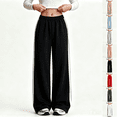 Track Fall Blocks Asgosdo Sweatpants for Teen Girls High Waisted Wide Leg Color Block ...