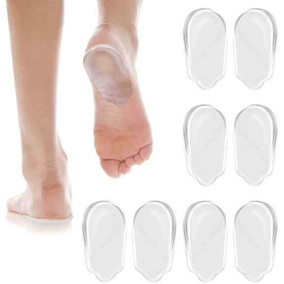 (4 Pairs)Orthopedic Insoles for Men&Women,Lateral Heel Wedges Shoe Inserts,Height Increase Silicone Shoe Pad for Corrective Pronation, Supination,O/X Type Leg Corrective,Heel Pain.