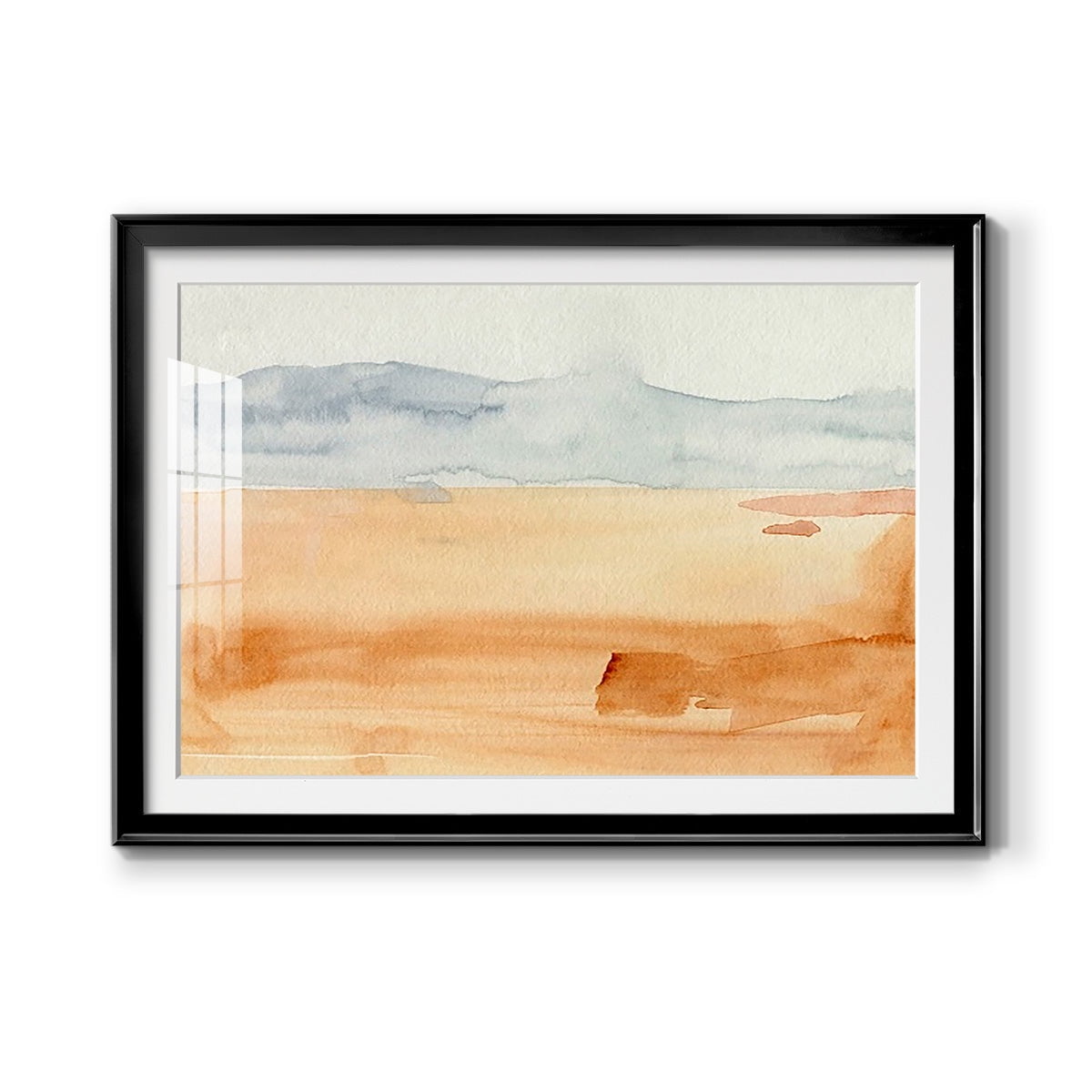 Ash Blue Horizon II Premium Framed Print - Ready to Hang