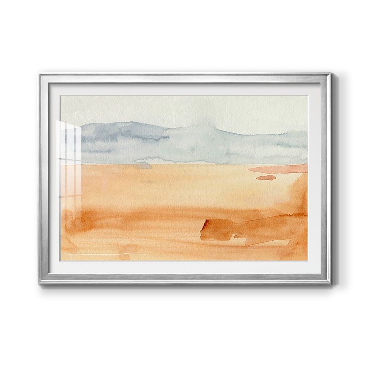 Ash Blue Horizon II Premium Framed Print - Ready to Hang