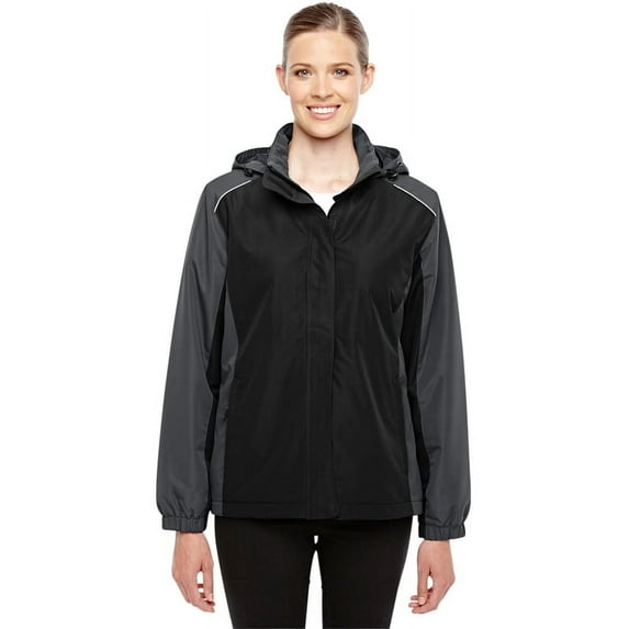 Ash City 78225 Ladies Inspire All-Season Jacket -Blck/ Carbon -XXX-L