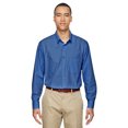 thumbnail image 1 of Ash City 87044 Men's Align Dobby Vertical Striped Shirt -Blue -Small, 1 of 2