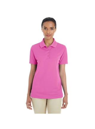 Ash City Womens Polo Shirts in Womens Tops Pink Walmart
