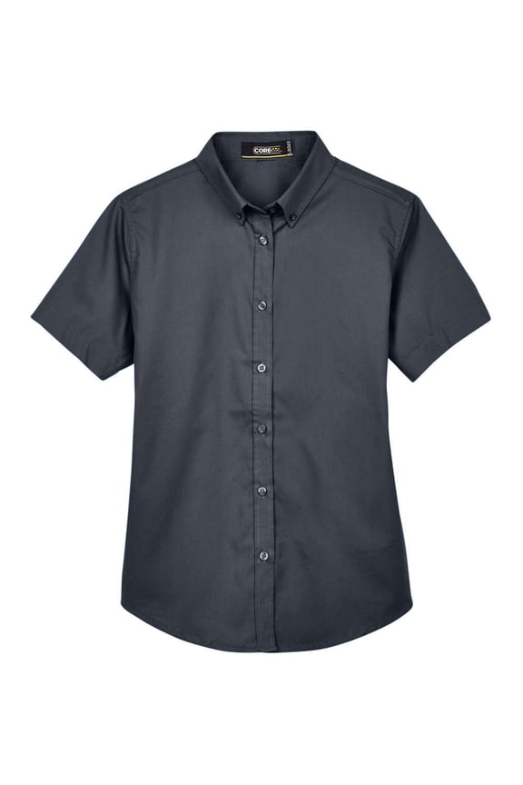 Ash City - Core 365 78194 Ladies' Optimum Short-Sleeve Twill Shirt (2 PACK)