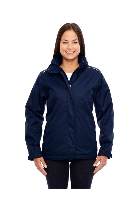 - Core 365 78205 Ladies' Region 3-In-1 Jacket With Fleece Liner