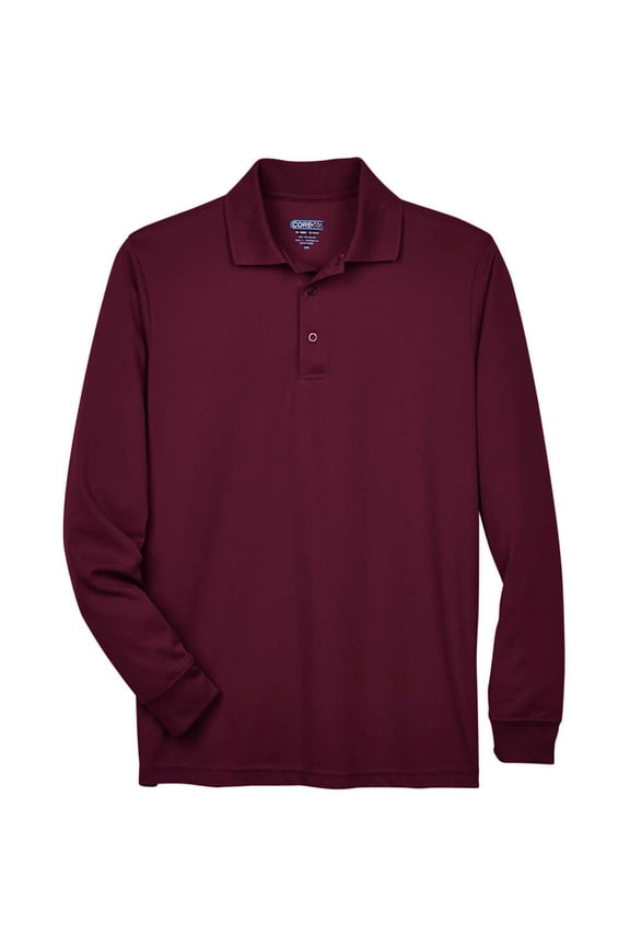 Ash City - Core 365 88192 Men's Pinnacle Performance Long-Sleeve Piqué Polo (2 PACK)