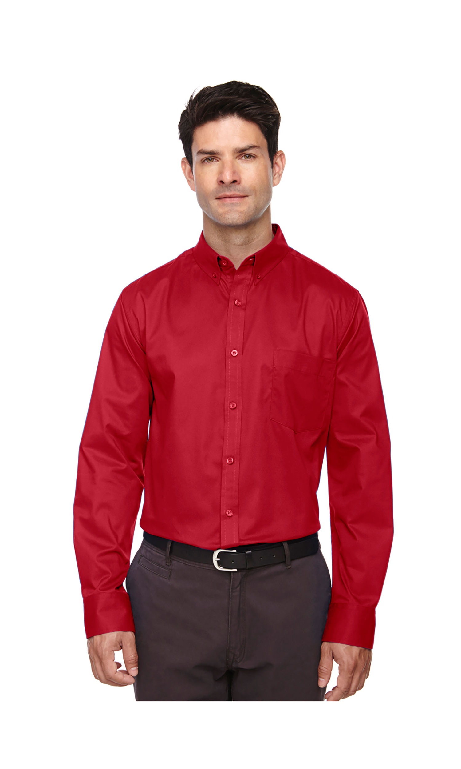 Ash City - Core 365 88193 Men'S Operate Long-Sleeve Twill Shirt 