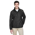 thumbnail image 1 of CORE365 88185 Men's Climate Seam Sealed Lightweight Variegated Ripstop Jacket-Black-XL, 1 of 5