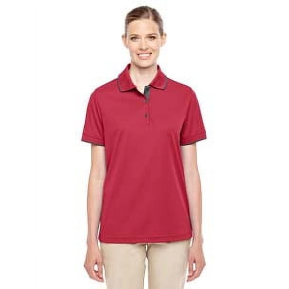 Ash City - Core 365 Ladies' Motive Performance Piqué Polo with Tipped Collar