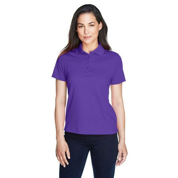 CORE365 78181 Women's Origin Performance Piqué Polo-Campus Purple-2XL