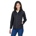 thumbnail image 1 of CORE365 CE708W Women's Techno Lite Three-Layer Knit Tech-Shell-Black-XL, 1 of 3