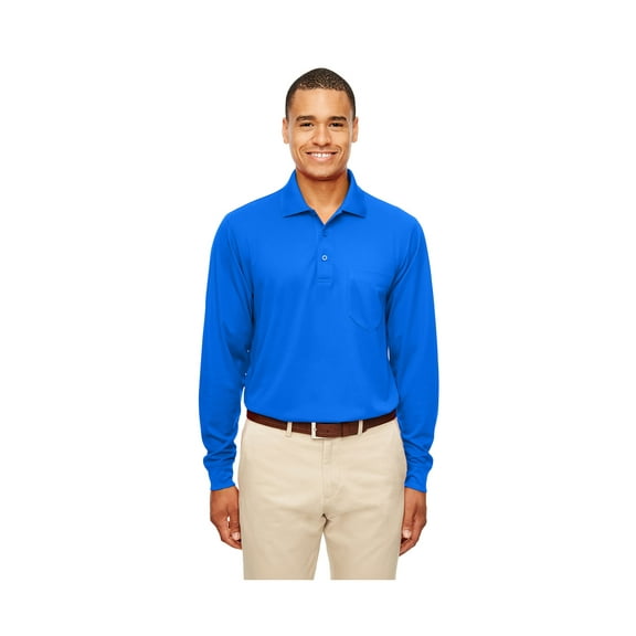 Ash City - Core 365 Men'S Long-Sleeve Polo With Pocket, Style 88192P