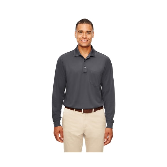 Ash City - Core 365 Men'S Long-Sleeve Polo With Pocket, Style 88192P