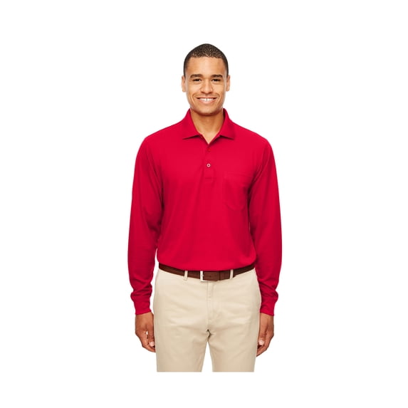 Ash City - Core 365 Men'S Long-Sleeve Polo With Pocket, Style 88192P