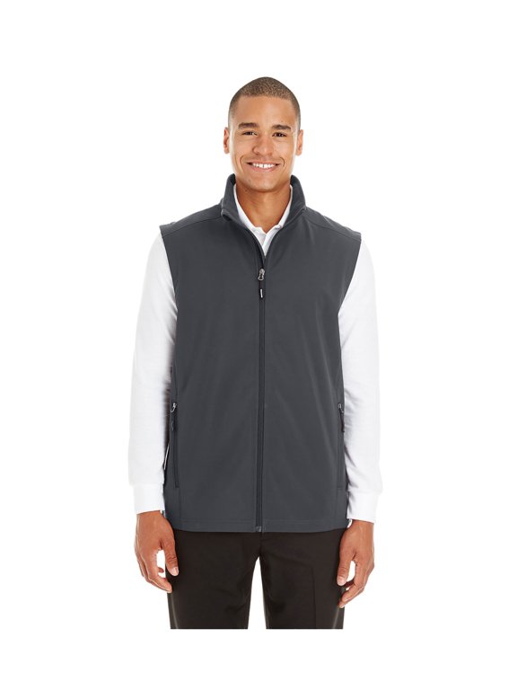 - Core 365 Men's Cruise Two-Layer Soft Shell Vest, Style CE701