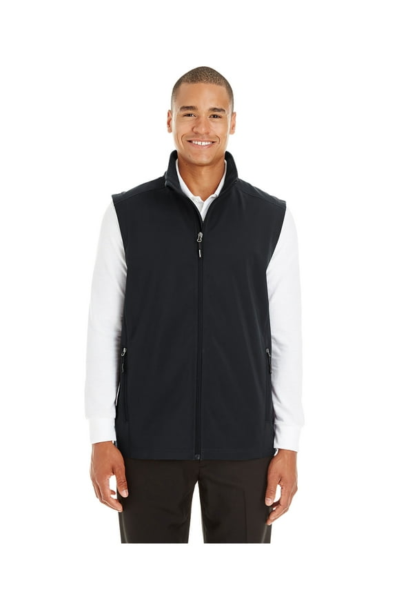 - Core 365 Men's Cruise Two-Layer Soft Shell Vest, Style CE701