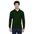 thumbnail image 1 of Ash City - Core 365 Men's Pinnacle Performance Long-Sleeve Piqué Polo 3XL FOREST, 1 of 3